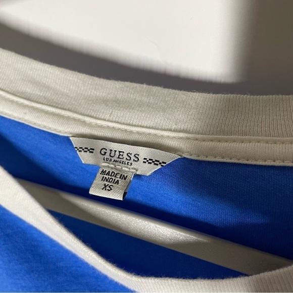 Guess Long Sleeve Striped Shirt Size XS - Picture 6 of 9